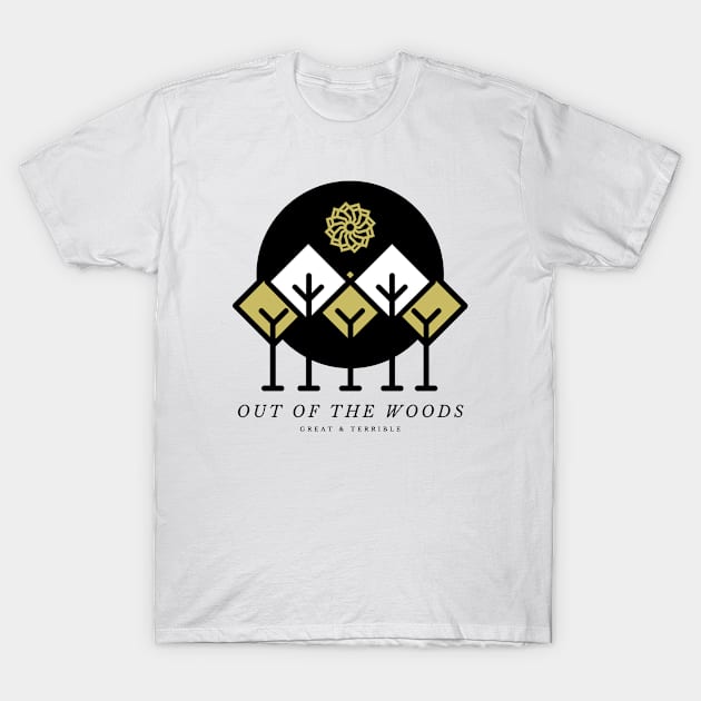 OUT OF THE WOODS (Light) T-Shirt by A. R. OLIVIERI